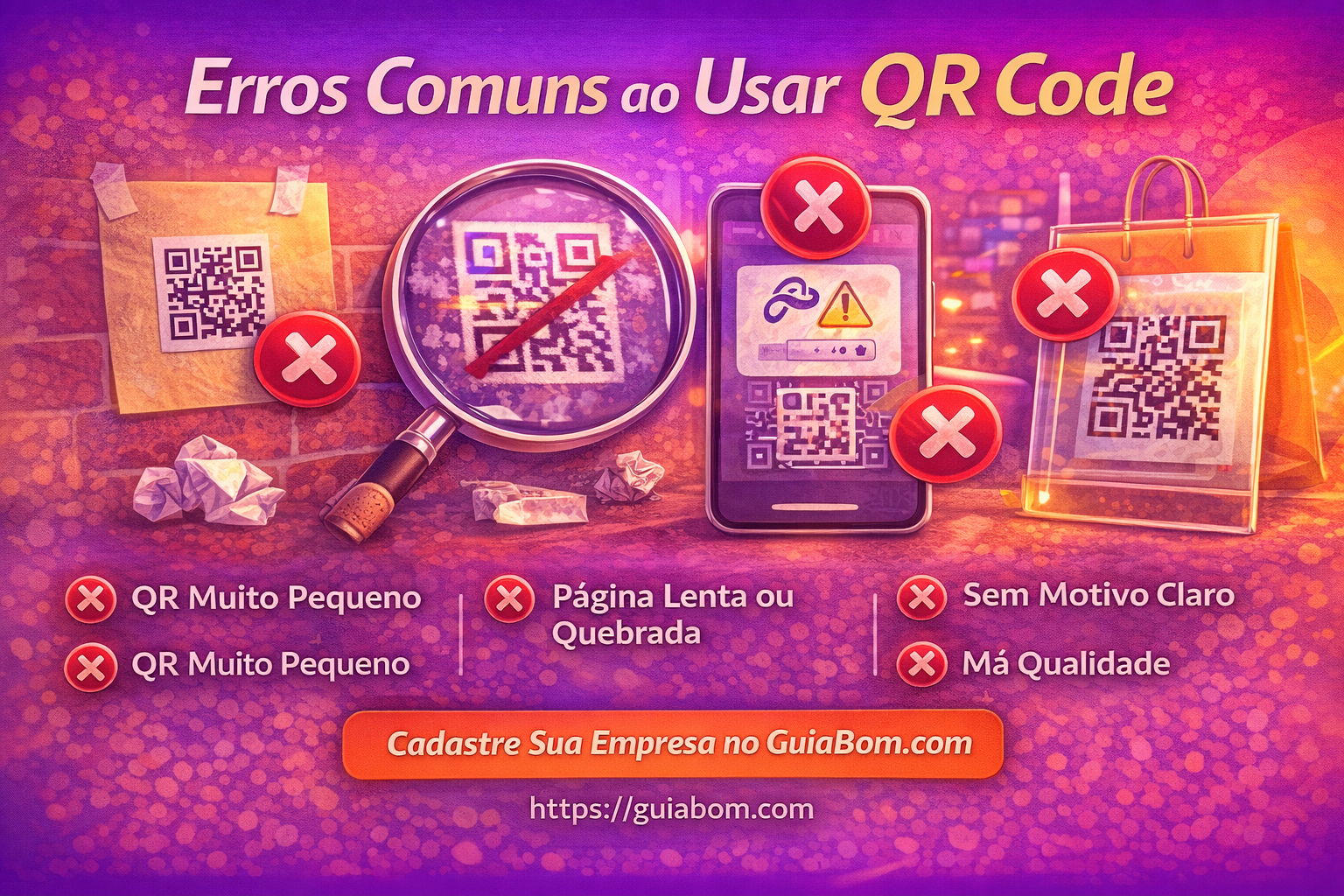 Erros Comuns ao Usar QR Code E Como Evitar